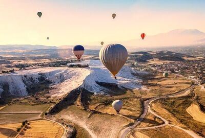 Balon Uçuşlu Pamukkale Turu